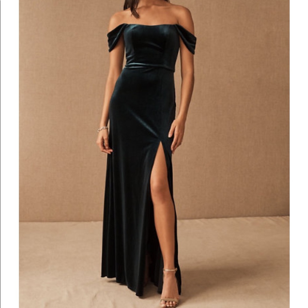 Jenny Yoo Issa Velvet Dress